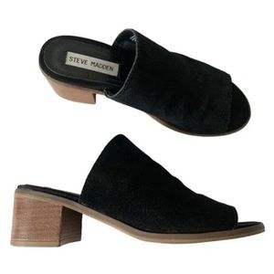 Steve Madden Black Richelle Sandals